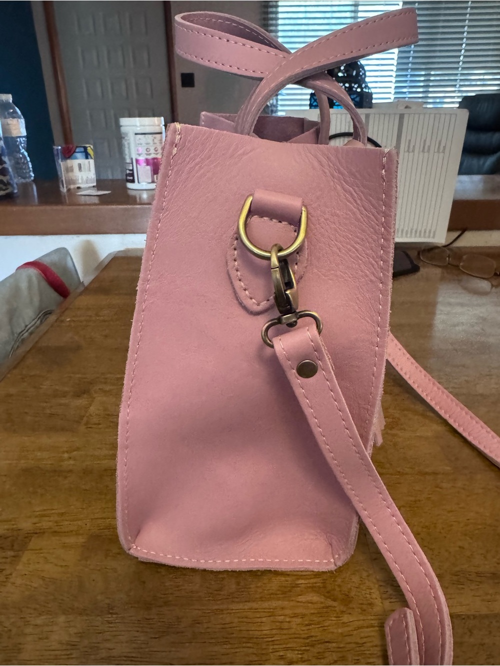 EUC Portland Leather Classic Lola in Vintage Pink - Picture 4 of 6